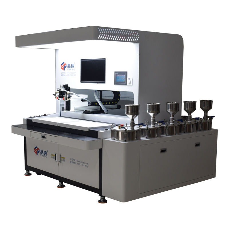 5桶視覺點膠機(帶底部光源)