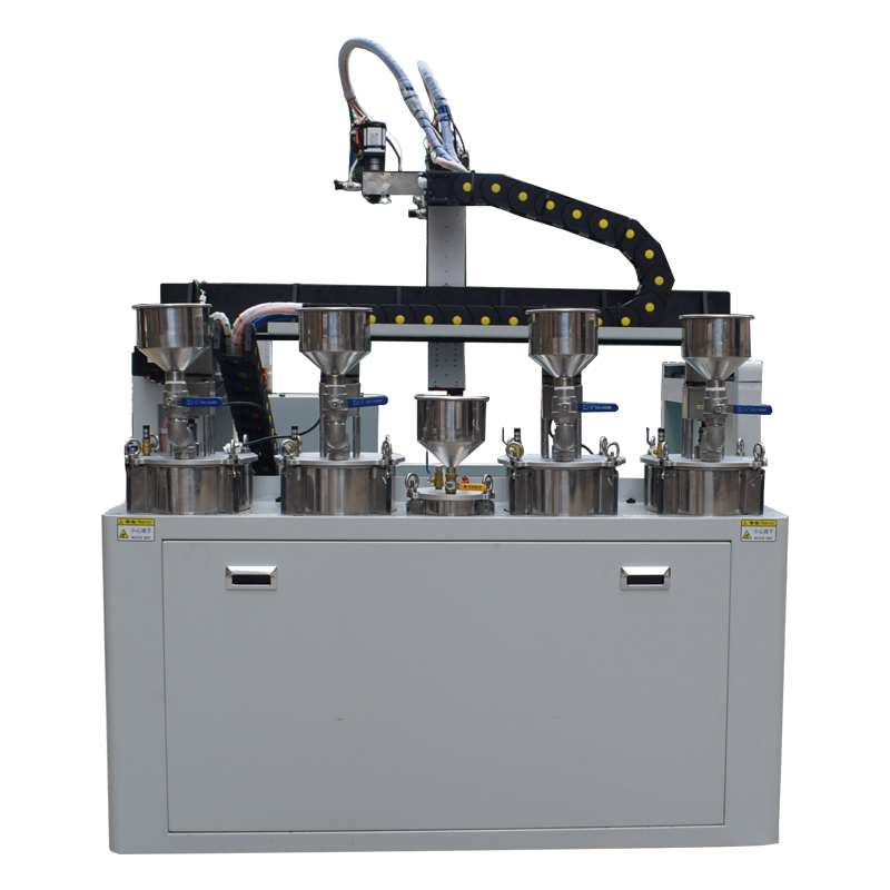 雙供膠系統(tǒng)自動灌膠機(jī)(帶拖車)