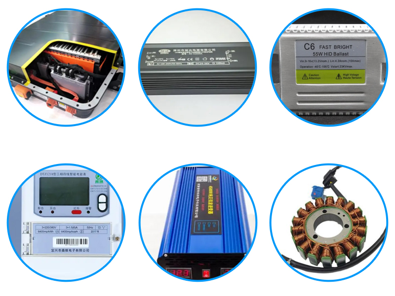 雙供膠系統(tǒng)自動灌膠機(jī)(帶拖車)應(yīng)用范圍 雙供膠系統(tǒng)自動灌膠機(jī)(帶拖車)應(yīng)用范圍