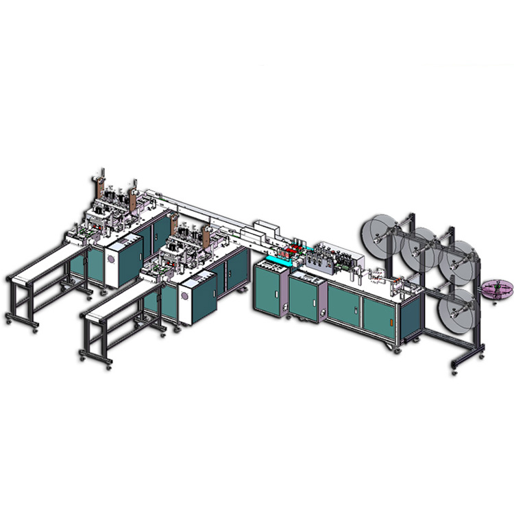 一托二平面口罩自動生產線